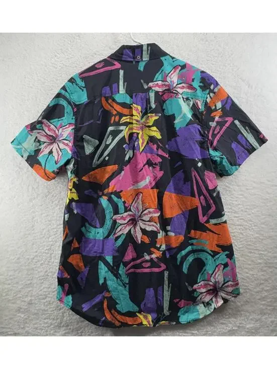 Chubbies The Resort Friday Short Sleeve Shirt Loud 90 Retro Colorful Mens Medium - Picture 5 of 6